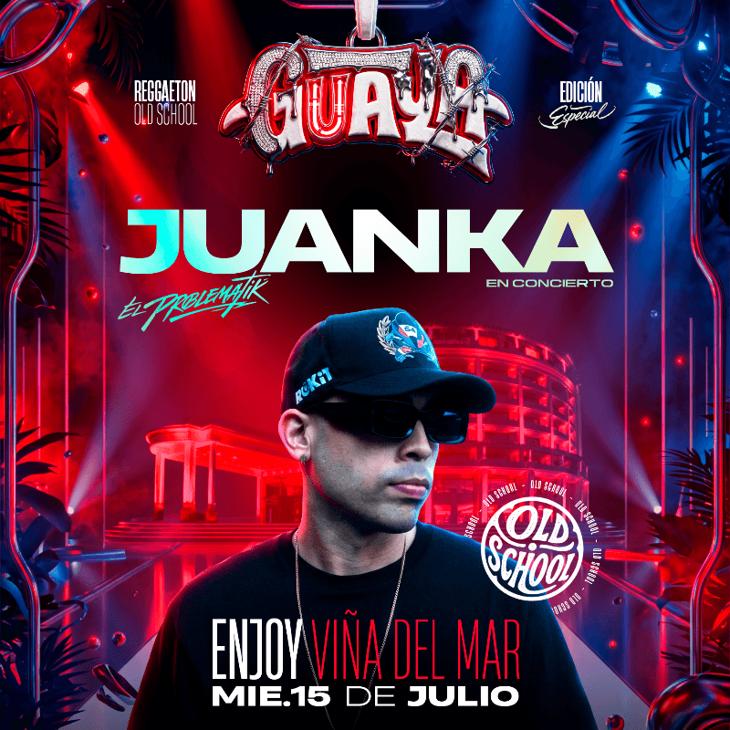 GUAYA OLD SCHOOL 🇵🇷 ENJOY VIÑA 🏟️ JUANKA EN VIVO 🎤  image}